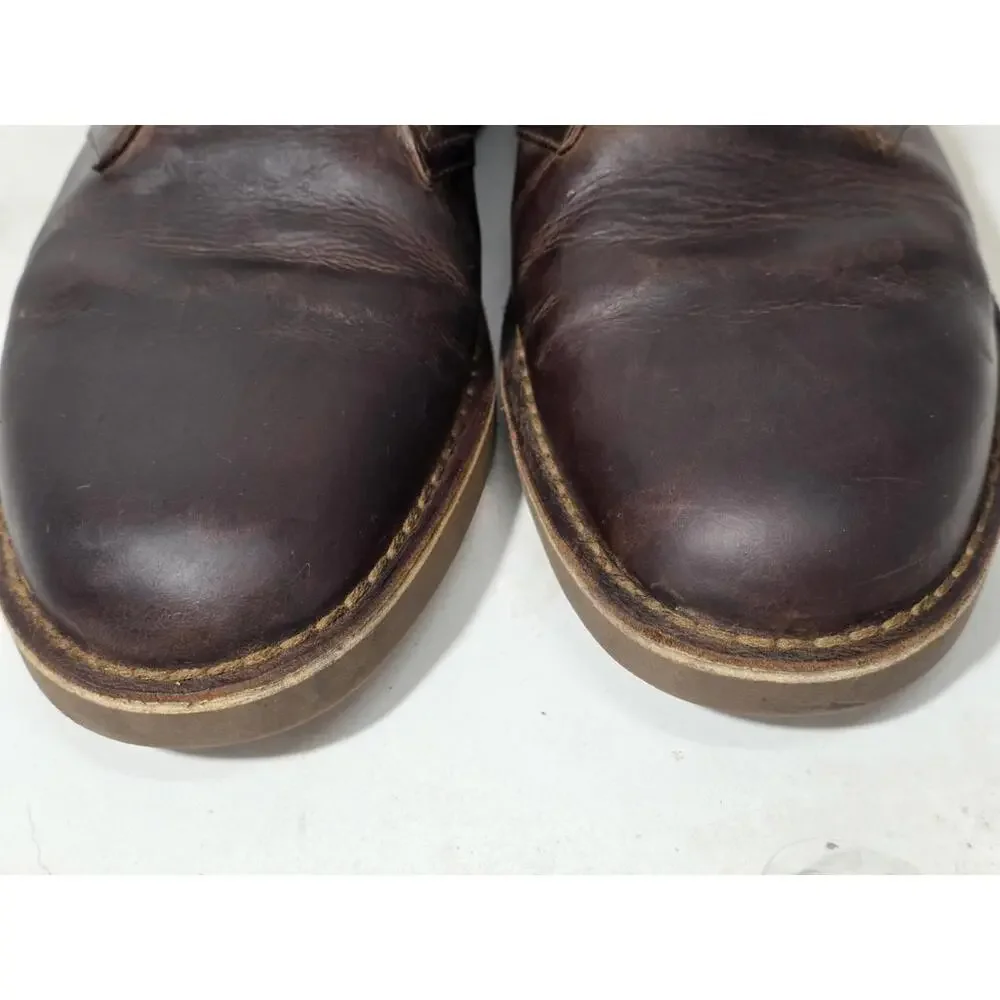 Clarks desert busacre boots chukka shoes oiled leather chuka 11 W
